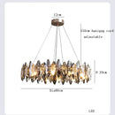DecorBites™ Crystal LED Chandelier: Modern Luxury Indoor Hanging Lamp, Living Room Decor