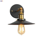 DecorBites™ Gold Industrial LED Wall Lamp for Loft Stair & Bedroom Lighting