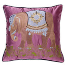 DecorBites™ Elephant Embroidery Pillow Covers for Home Decor and Living Room Sofas