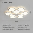 DecorBites™ Ginkgo Biloba LED Ceiling Lamp Dimmable Minimalist Modern Indoor Light Fixtures