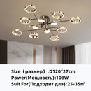 DecorBites™ Gold Plated Luxury Chandelier with Remote Control Crystals for Elegant Living & Bedroom Decor