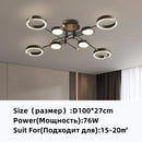 DecorBites™ Gold Plated Luxury Chandelier with Remote Control Crystals for Elegant Living & Bedroom Decor