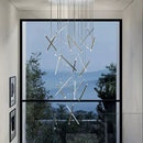 DecorBites™ LED Chandelier: Luxury Indoor Lighting for Living Room, Hall, Staircase