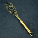 DecorBites™ Gold Steel Egg Beater Whisk Mixer Baking Set Home Kitchen Accessories