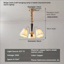 DecorBites™ Antique Copper Chandelier for Retro American Country Living Room and Dining Room