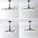 DecorBites™ Glass Ball Pendant Chandelier for Living Room Bedroom Dining Room