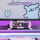 DecorBites™ Cute Gaming Digital Clock for Gamers Decor, Pixel Art Display, Pink