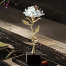 DecorBites™ Crystal Rose Decor, Light Luxury Gifts, TV & Wine Cabinet Decor, Office Ornaments.