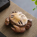 DecorBites™ Crab Ceramic Incense Burner Aromatherapy Diffuser Ash Plate Home Aroma Container