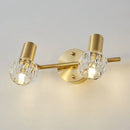 DecorBites™ Crystal Gold Wall Lamp: Luxury Modern Led Indoor Lighting for Living Room, Bedroom, Study.