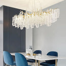 DecorBites™ Crystal LED Chandelier: Elegant Nordic Branch Design for Living Room, Hotel, Dining Area