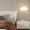 DecorBites™ Gold Crown Pendant Light: Luxe Cloud Hanging Lamp for Children's Bedroom and Living Room