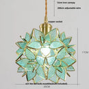DecorBites™ Glass Flower LED Pendant Light Fixture for Modern Luxury Home Decor