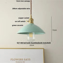 DecorBites™ Ceramic Knob Switch LED Pendant Light, Nordic Modern Hang Lamp