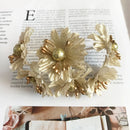 DecorBites™ Gold Hybrid Flower Cherry Stamen Berries Bundle for DIY Decor