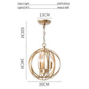 DecorBites™ Gold Crystal Chandelier: Modern Dining Room Kitchen Bedroom Ceiling Light