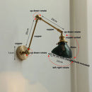 DecorBites™ Ceramic Copper LED Wall Lights with Pull Chain Switch - Nordic Modern Bedside Lamp
