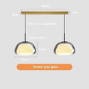 DecorBites™ Glass Jelly Pendant Lamp: Minimalist Luxury Design for Home Living Room Bedroom