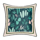 DecorBites™ Geometric Tufted Embroidery Cushion Cover 45x45cm Black White Lattice Sofa Pillow