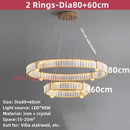 DecorBites™ Crystal Ceiling Chandelier LED Indoor Lighting for Living Room Bedroom Study
