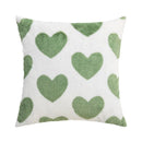 DecorBites™ Geometric Tufted Embroidery Cushion Cover 45x45cm Black White Lattice Sofa Pillow