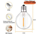 DecorBites™ G40 LED String Lights for Outdoor Festive Decor and Garden Lighting