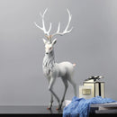 DecorBites™ Deer Sculpture: High-End Resin Elk Figurine for Luxury Home Decor