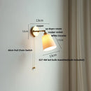 DecorBites™ Ceramic LED Wall Lights with Pull Chain Switch for Bathroom Mirror