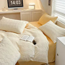 DecorBites™ Cozy Milk Fleece Winter Bedding Set - High Density & Skin Friendly
