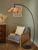 DecorBites™ Leaf Grid Handmade Rattan Screen Chandelier for Modern Living Room and Bedroom