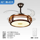 DecorBites™ LED Fan Lights with Remote Control, Modern Eco-Friendly Design, Sustainable Metal Body