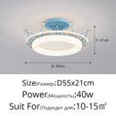 DecorBites™ Kids' Room Ceiling Light in Gold Pink Blue for Bedroom and Living Room