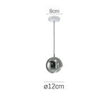 DecorBites™ Gold Chrome Ball Pendant LED Light for Kitchen, Bedroom, Dining Room