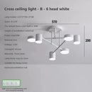 DecorBites™ LED Ceiling Chandelier: Modern Light Fixture for Living Room, Bedroom, Hall - Indoor Home Decor