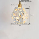 DecorBites™ Terrazzo Stone LED Pendant Lamp for Industrial Loft, Bar, Coffee, Living Room.