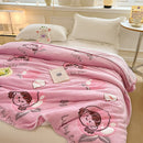 DecorBites™ Dinosaur Patterns Snowflake Velvet Blanket in Various Sizes for Home/Office