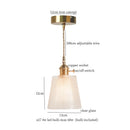 DecorBites™ Green Glass LED Pendant Light Fixture - Modern Nordic Hanging Lamp