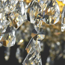 DecorBites™ Crystal Circle LED Chandelier for Luxury Living Room Décor