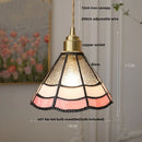 DecorBites™ Brass LED Pendant Light with Adjustable Glass & Wood Hang Lamp