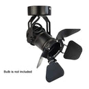 DecorBites™ Industrial Ceiling Spotlight Lamp with Foldable Flippers for Hallway Art Light