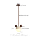 DecorBites™ Creative Stone LED Pendant Light Yellow Travertine Nordic Minimalism Hanging Lamp