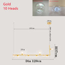 DecorBites™ Double Glass Shade Pendant Light: Nordic Minimalist Design, LED Lamp for Living Room, Restaurant
