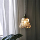 DecorBites™ Amber Copper LED Pendant Light Glass Hang Lamp for Reading Aisle Café Home