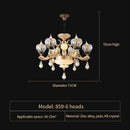Crystal Pendant Chandelier 36-Head D152cm