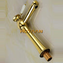 DecorBites™ Gold Basin Faucet with Ceramic Mixer Tap - Bathroom Torneiras Para Banheiro