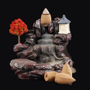Waterfall Backflow Incense For Home And Office Decoration With Incense Cones