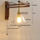 DecorBites™ Clear Glass LED Wall Sconce Modern Stair Light Fixture Home Decor