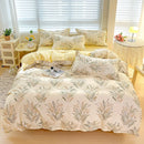 DecorBites™ Cotton Printed Bedding Set: Cozy, Breathable, All Seasons Comforter Set