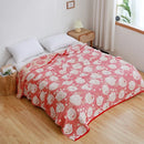 DecorBites™ 100% Cotton Nordic Throw Blanket - Soft Gauze Bedspread for Bedroom & Sofa