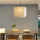 DecorBites™ Cube Rice Paper Pendant Lamp for Living Room Bedroom Cafe